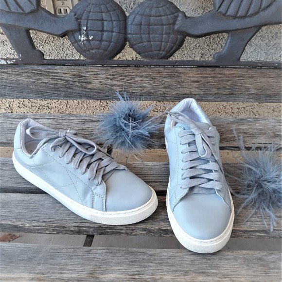 Zara Shoes Zara Basic Running Shoes Sneakers Bluegray 6 36 Poshmark